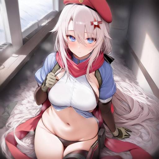 Illustration of 9a-91 (girls' frontline), girls' frontline in the style of Blue gk