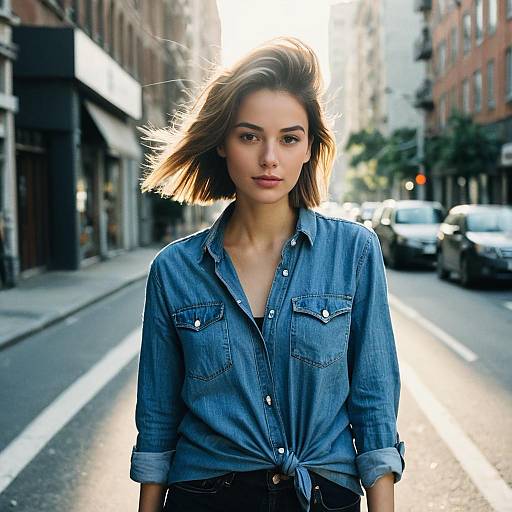 Fashionable Disconnected Cut Street Style