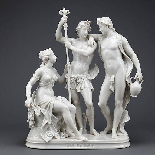 Meissen Porcelain Sculpture: The Drunken Silenus
