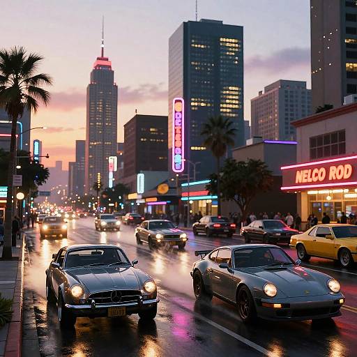 GTA Cityscape Sunset Race