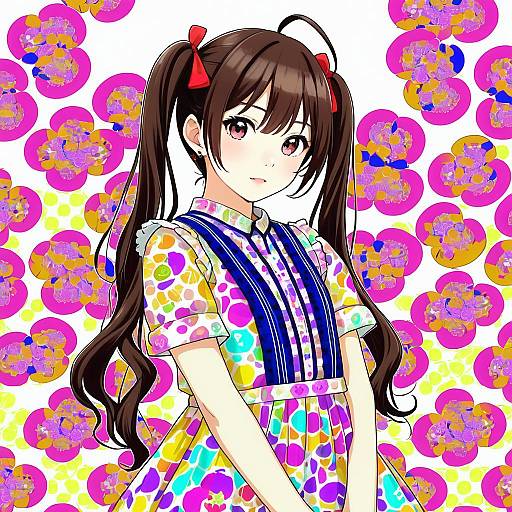 Illustration of Hakozaki serika, idolmaster in the style of Kienbiu