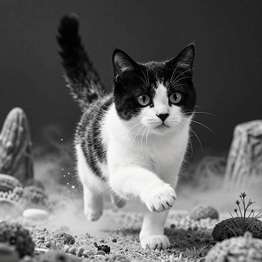 Smurf Cat in Fantasy Leap