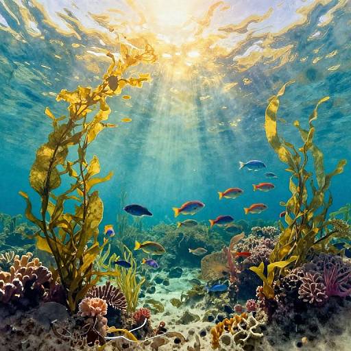 Monet-Inspired Underwater Fantasy