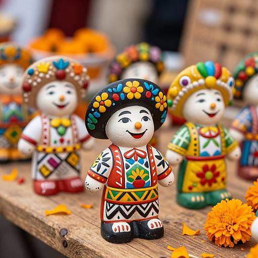 Vibrant Alegrijes Artisan Market Display