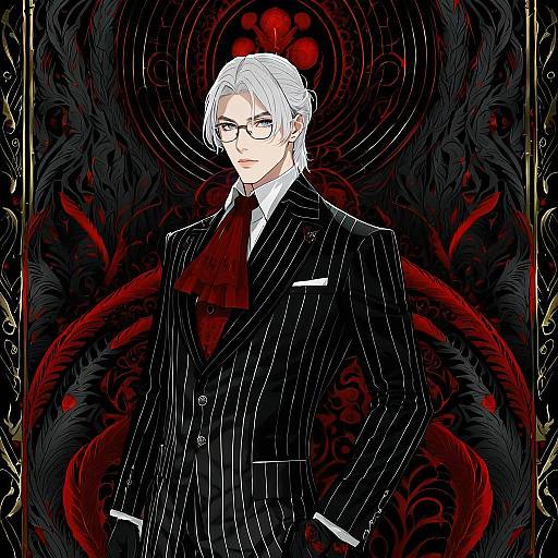 Illustration of Antonio salieri (second ascension) (fate), fate/grand order in the style of Kisaragi kaya