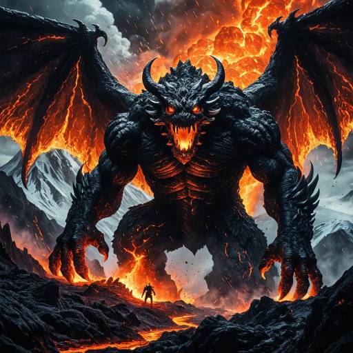 Epic Clash: Balrog vs Ice Giant