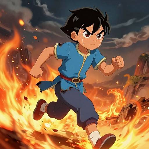 Dynamic Zuko-Inspired Fire Run