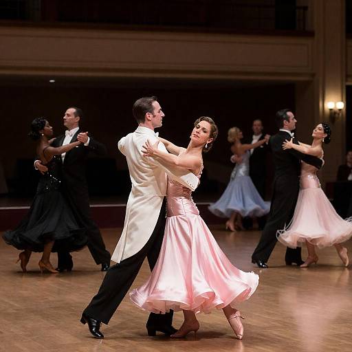 Elegant Ballroom Dance Evening Scene