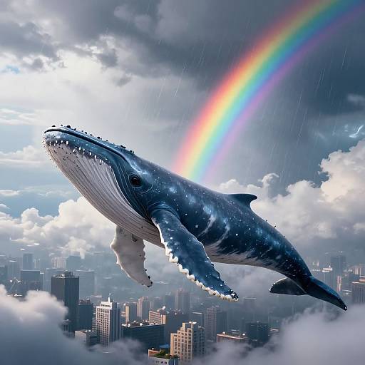 Sky Whales Bringing Storms to Cities