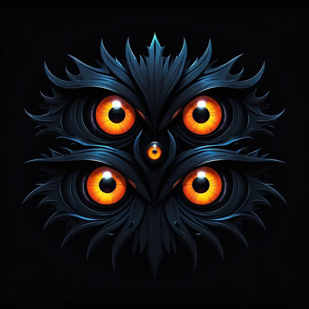 Unique Monster Eyes Game Asset Design