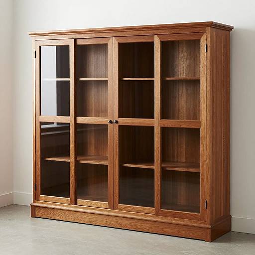 Elegant Large Library Cabinet Design