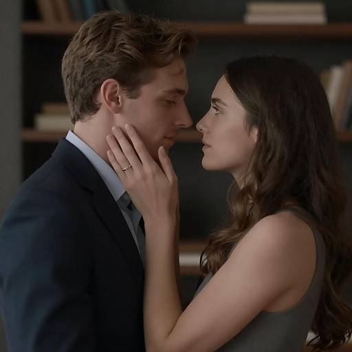 Intimate Ring-Touch Romantic Portrait Scene