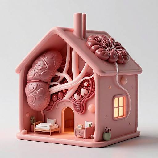 Organic Pulsing House Interior