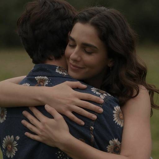 Tender Embrace in Warm Lighting