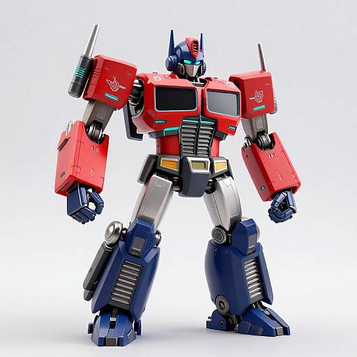 Futuristic Cyberpunk 3D Morphing Robot