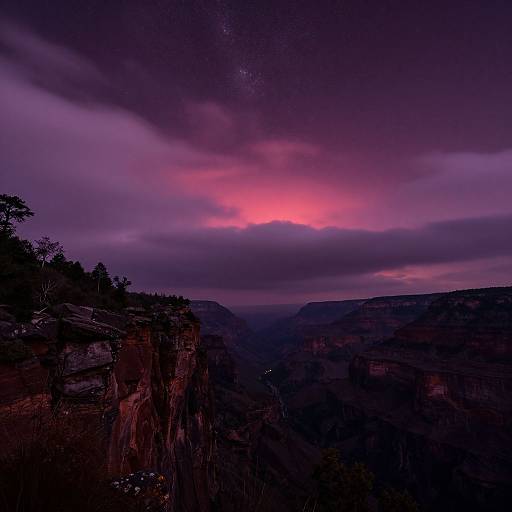 Mesmerizing Celestial Landscape Scene