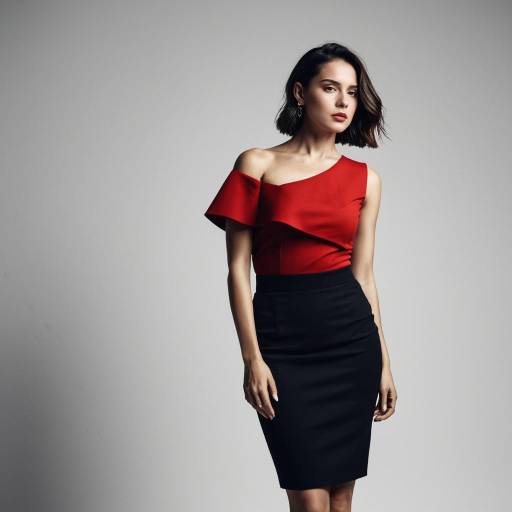 Elegant Confident Woman in Modern Fashion