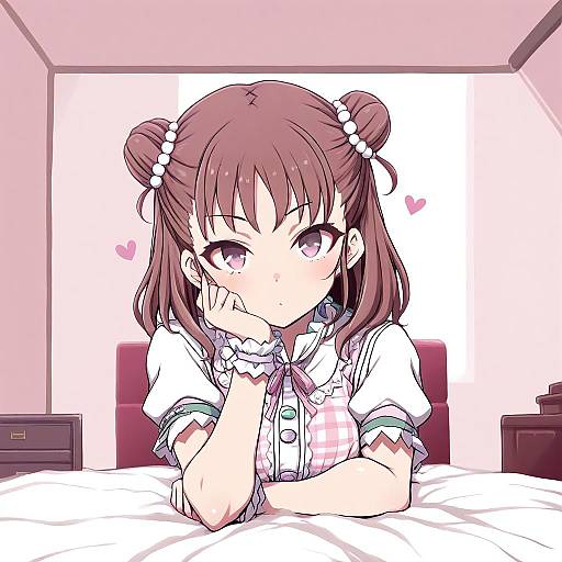 Illustration of Munakata atsumi, idolmaster in the style of Jema