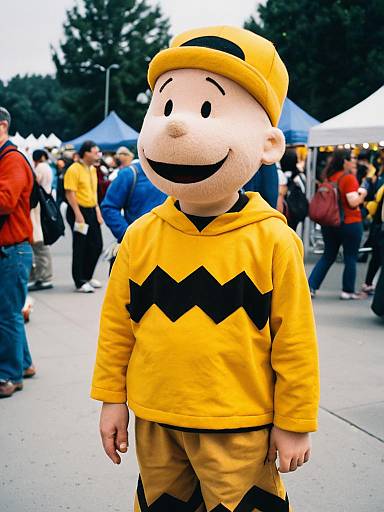 Charlie Brown Cosplay at Festival