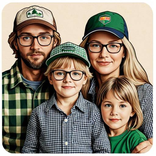 Eco-Friendly Family Portrait