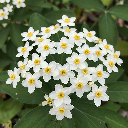 Vibrant Clustered Elderflower Blooms