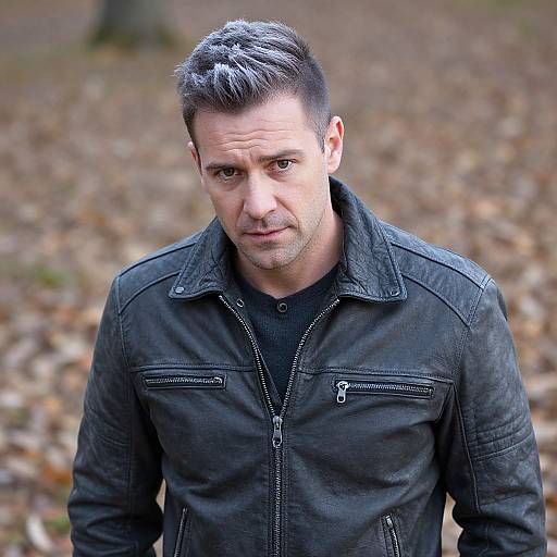 Fit European Man with Frosted Tips