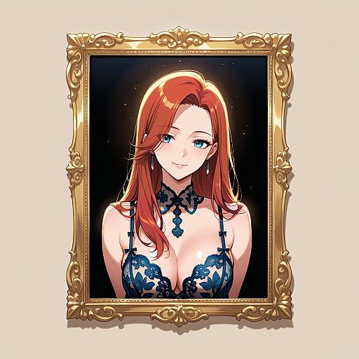 Joyful Mother in Elegant Lingerie Shoot