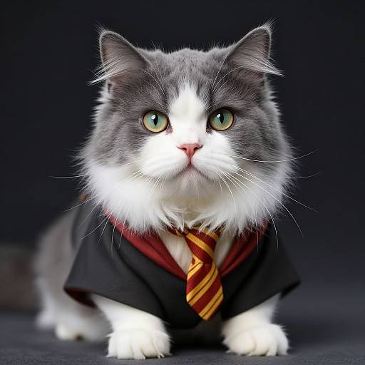 Hyperrealistic Full-Body Persian Cat