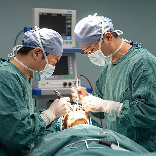 Surgeons in Action: A Life-Saving Procedure