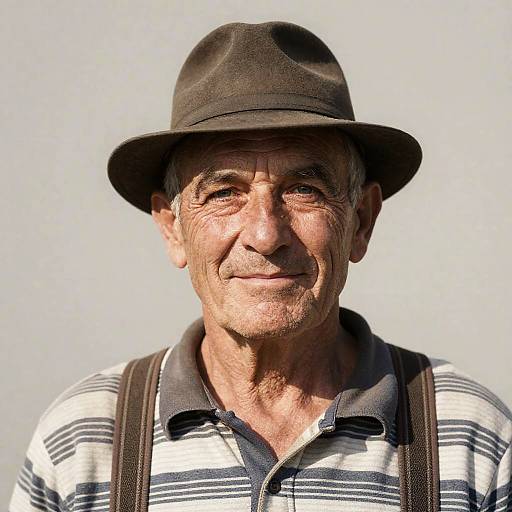 Portrait of a Weathered Older Man