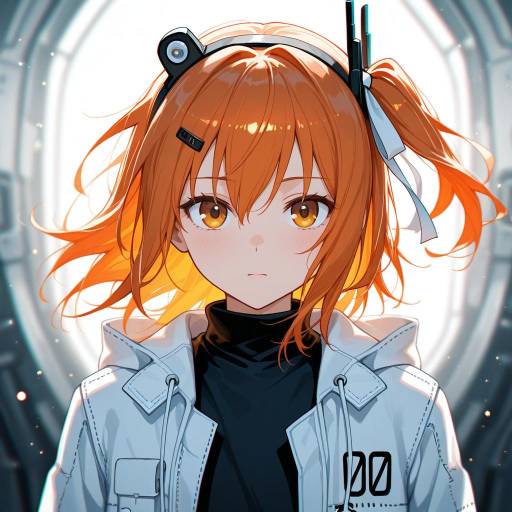 Futuristic Portrait of Adachi Rei