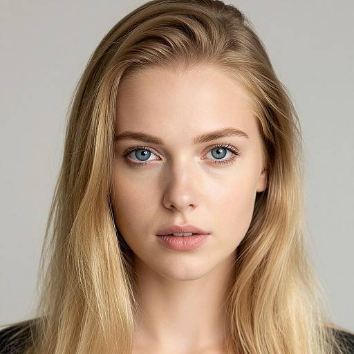 Stunning Blonde Woman Portrait