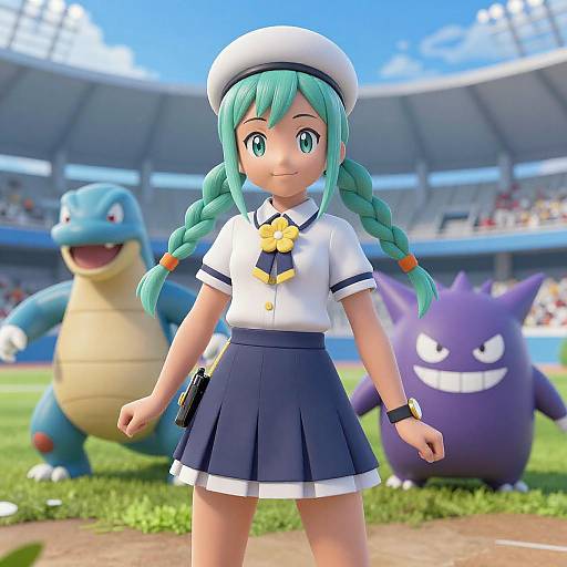 Sugimori Style Gloria with Pokémon