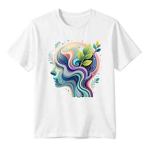 Colorful AI Abstract T-Shirt Design