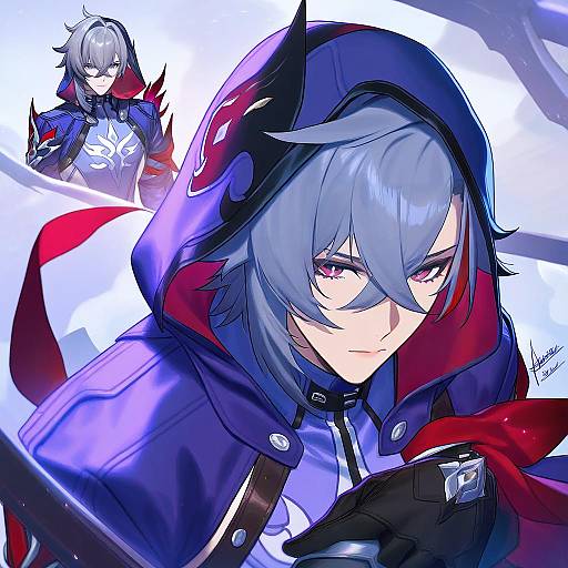 Illustration of Moze (honkai: star rail), honkai (series) in the style of Azusa (hws)