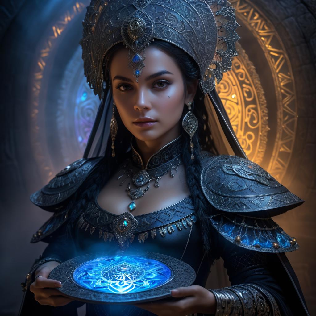 Enchanting Portrait of a Sorceress