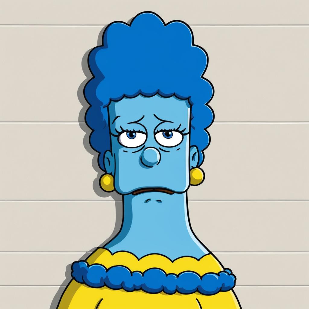 Marge Simpson's Hilarious Mugshot Moment