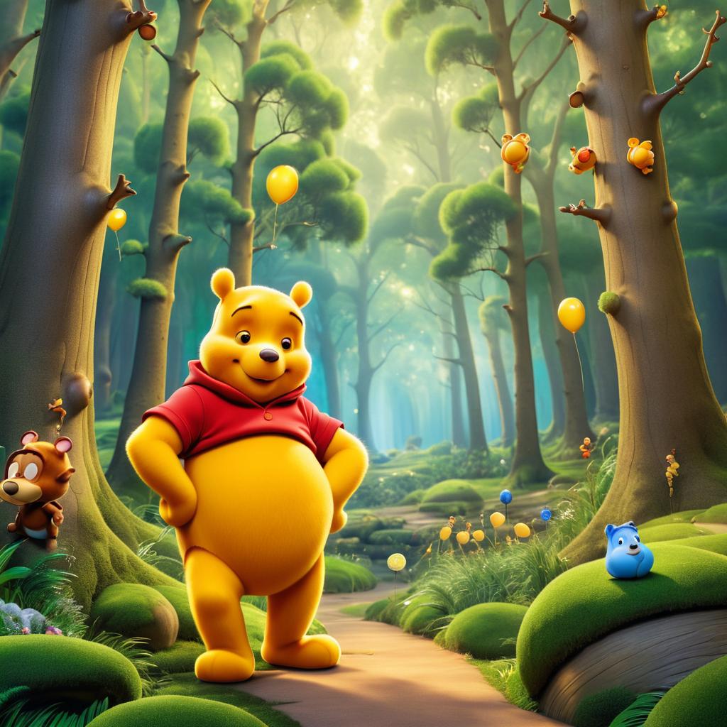 Lost in the Whimsical Woods: Pooh