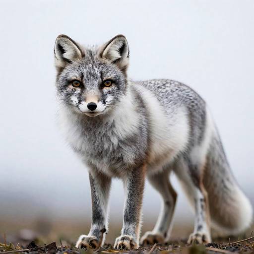 Arctic Fox Close-Up Portrait
