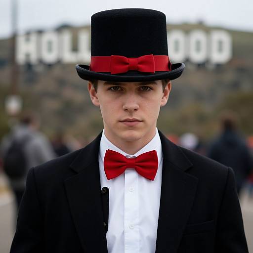 Realistic Portrait of Stylish Male