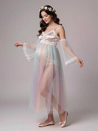 Dreamy Ethereal Maternity Fairy Portrait