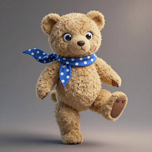 Drunk Teddy Bear Swiveling in Kaohsiung