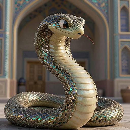 Smug Mob Boss with Serpent