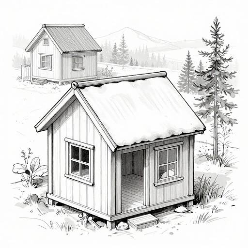 Nordic Sami Dog House Design
