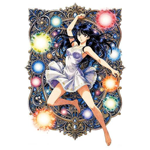 Luminescent Watercolor Femme Poster Art