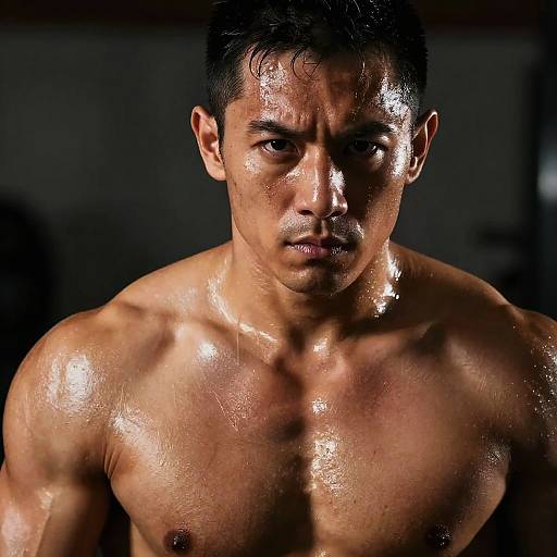 Hyper-Realistic Fisiculturista Portrait