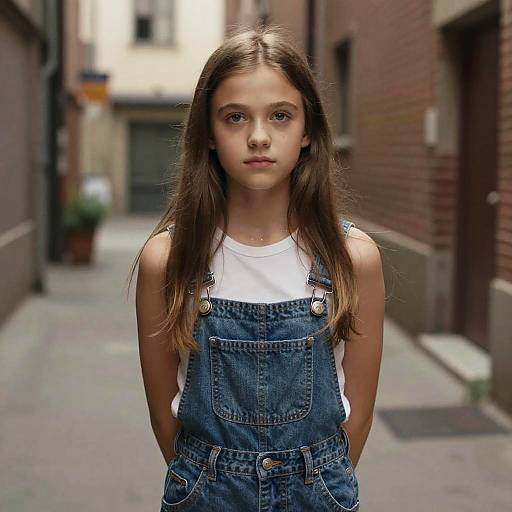 Cinematic Portrait of Young Girl
