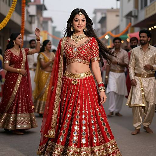 Vibrant Bollywood Princess at Royal Wedding