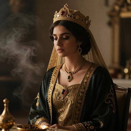 Ottoman Sultana in Regal Attire