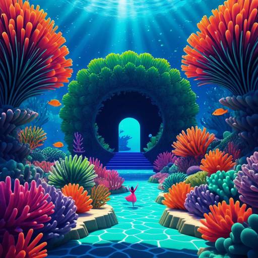 Whimsical Coral Reef Gateway